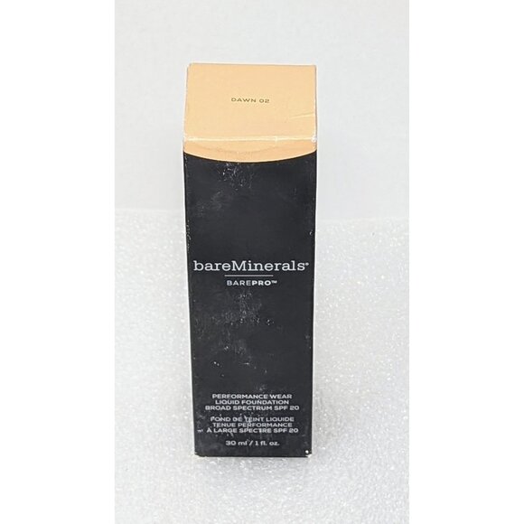 BareMinerals BarePro Performance Wear Liquid Foundation SPF 20 Dawn 02 30ml - Picture 1 of 1
